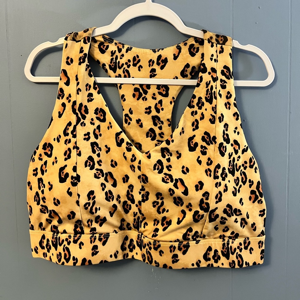 Fabletics Cheetah print sports bra